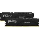 Kingston FURY Beast 64 GB DDR5-5600 (2x 32 GB) werkgeheugen Zwart, KF556C40BBK2-64, XMP 3.0