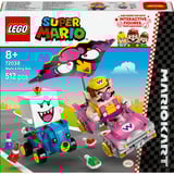 LEGO Super Mario - Mario Kart - Wario en King Boo Constructiespeelgoed 72038