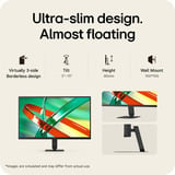 LG UltraFine 27U711B 27" 4K UHD monitor Zwart, 1x HDMI, 1x DisplayPort
