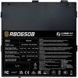 Lian Li RB  650 watt voeding  Zwart, 1x 12V-2x6, 1x PCIe