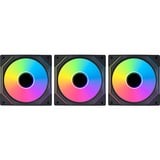 Lian Li UNI FAN SL-INFINITY 120 RGB case fans Zwart, 3 stuks, 120 x 122 x 25 mm, PWM, Incl. controller