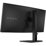 OMEN OMEN 34 L 34c WQHD 165Hz Curved 31.5" UltraWide gaming monitor Zwart, WQHD, 165 Hz, HDMI, DisplayPort, Audio, AMD FreeSync Premium