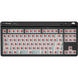 Pulsar Xboard MS Mechanical Gaming Keyboard Zwart, US lay-out, Cherry MX2A Red, RGB, PBT Double-shot