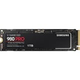 Samsung 980 PRO, 1 TB SSD MZ-V8P1T0BW, PCIe Gen 4.0 x4, NVMe 1.3c