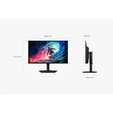 Samsung Odyssey OLED G6 S27HG612SU 27" gaming monitor Zwart, HDMI, DisplayPort, FreeSync, 240 Hz