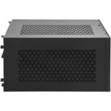 SilverStone SUGO 15 cube behuizing Zwart | 2x USB-A | 1x USB-C