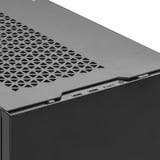 SilverStone SUGO 15 cube behuizing Zwart | 2x USB-A | 1x USB-C