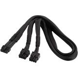 SilverStone Voedingskabel SST-PP12-EPS Zwart, 55cm