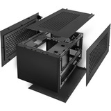 SilverStone  cube behuizing Zwart | 2x USB-A | 1x USB-C