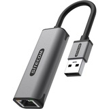 Sitecom USB-A naar Ethernet 1 Gigabit Adapter Grijs