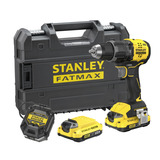 Stanley FatMax V20 18V Schroefklopboormachine klopboorschroevendraaier Zwart/geel, 2 accu's en oplader inbegrepen, met koffer