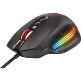 Trust GXT 940 Xidon RGB Gaming Mouse Zwart, 200 - 10000 dpi, RGB led