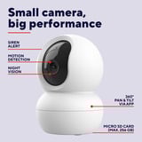 Trust IPCAM-2800 360° beveiligingscamera Wit, 2.4 of 5GHz wifi