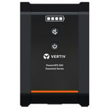 Vertiv PowerUPS 200 Essential 1000IT-SCH Tower ups Zwart, 1000 VA, 525 W, 4x Schuko, USB