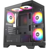 XYZ PC Gear Titanium View Lite midi tower behuizing Zwart | 2x USB-A | Tempered Glass