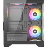 XYZ PC Gear Titanium View Lite midi tower behuizing Zwart | 2x USB-A | Tempered Glass
