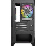 XYZ PC Gear Titanium View Lite midi tower behuizing Zwart | 2x USB-A | Tempered Glass