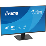 iiyama ProLite X2791HS-B1 27" monitor Zwart (mat), 120 Hz, HDMI, DisplayPort, Audio
