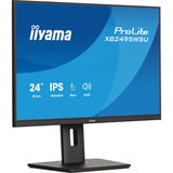 iiyama ProLite XB2495WSU-B1 24.1" monitor Zwart, 100 Hz, HDMI, DisplayPort, USB, Audio