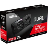 ASUS DUAL Radeon RX 6750 XT OC grafische kaart 1x HDMI, 3x DisplayPort