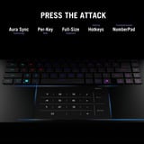 ASUS ROG Strix SCAR 18 G835LX-SA012W 18"  gaming laptop Zwart | Core Ultra 9 275HX | RTX 5090 | 64 GB | 4 TB SSD | 240 Hz
