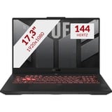 ASUS TUF Gaming A17 FA707NV-HX023W 17.3"  gaming laptop Grijs | Ryzen 7 7735HS | RTX 4060 | 16 GB | 512 GB SSD
