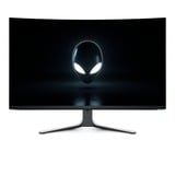 Alienware AW3225QF 32" 4K Ultra HD curved gaming monitor Wit/zwart, 1x DisplayPort, 2x HDMI, 1x USB-C, 3x USB-A, 240 Hz