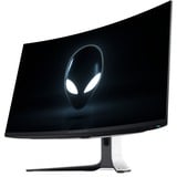 Alienware AW3225QF 32" 4K Ultra HD curved gaming monitor Wit/zwart, 1x DisplayPort, 2x HDMI, 1x USB-C, 3x USB-A, 240 Hz