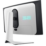 Alienware AW3225QF 32" 4K Ultra HD curved gaming monitor Wit/zwart, 1x DisplayPort, 2x HDMI, 1x USB-C, 3x USB-A, 240 Hz
