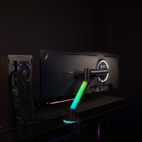 Arozzi Alzare RGB - Gas Spring Monitor Arm monitorarm Zwart