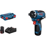 Bosch Accuschroevendraaier GSR 12V-35 HX, 12Volt schroefboor Blauw/zwart, 2x Li-Ion Accu 3Ah