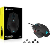 Corsair M65 RGB ULTRA gaming muis Zwart, 100 - 26.000 dpi