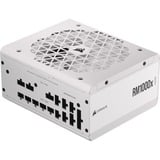 Corsair RM1000x SHIFT White, 1000W voeding  Wit, 4x PCIe, 1x 12VHPWR, Kabelmanagement