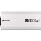 Corsair RM1000x SHIFT White, 1000W voeding  Wit, 4x PCIe, 1x 12VHPWR, Kabelmanagement