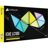 Corsair iCUE LC100 Case Accent Lighting Panels - Startset  ledverlichting Minidriehoek, 9 tegels