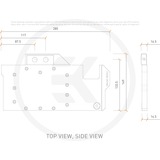 EKWB EK-Quantum Vector N+ RX 6800XT/6900XT D-RGB - Nickel + Acetal waterkoeling Zwart
