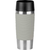 Emsa Travel Mug Wave Thermosbeker Grijs/roestvrij staal, 0,36 Liter