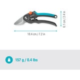 GARDENA Snoeischaar PremiumCut voor vers hout met bypass-snede Grijs/turquoise, 22 mm snoeidiameter