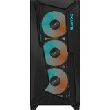 GIGABYTE C301 GLASS midi tower behuizing Zwart | 2x USB-A | 1x USB-C | RGB | Tempered Glass