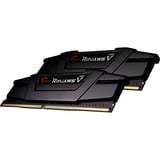 G.Skill 64 GB DDR4-2666 Kit werkgeheugen Zwart, F4-2666C19D-64GVK, Ripjaws V