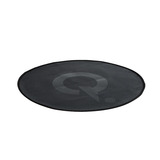 HerQs Grounder Chief Heat Mat Zwart, Ø 90 cm