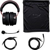 HyperX Cloud Alpha Pro over-ear gaming headset Zwart/rood, Pc, PlayStation 4, Xbox One