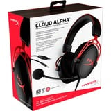 HyperX Cloud Alpha Pro over-ear gaming headset Zwart/rood, Pc, PlayStation 4, Xbox One