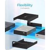 ICY BOX IB-525-U3 externe behuizing Zwart