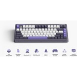 Iqunix OG80 Lavandin Wireless Mechanical Keyboard Lavendel, US lay-out (QWERTY), Cherry MX Red, 80% (TKL)	, Hot-swappable, PBT, 2.4GHz | Bluetooth 5.1 | USB-C