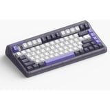 Iqunix OG80 Lavandin Wireless Mechanical Keyboard, gaming toetsenbord Lavendel, US lay-out, Cherry MX Red, RGB leds, 80% (TKL), Hot-swappable, PBT, 2.4GHz | Bluetooth 5.1 | USB-C