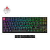 Keychron K8X-H1 RGB mechanisch toetsenbord Zwart, US lay-out (QWERTY), Keychron Super Red, 80% (TKL)	, RGB, Cherry Double-shot PBT Keycaps, Hot Swap, Bluetooth | USB-C