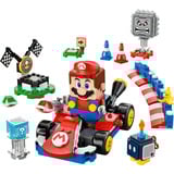 LEGO Super Mario - Mario Kart - Interactieve LEGO Mario en standaardkart Constructiespeelgoed 72043