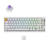Lemokey P2 HE-P1 Wireless Magnetic Switch Custom Gaming Keyboard Wit, US lay-out, Gateron Double-Rail Magnetic Nebula, 65%, RGB leds, double-shot PBT, hot swap, Knob, 2.4GHz | Bluetooth 5.2 | USB-C