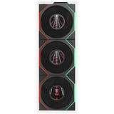 Lian Li UNI FAN TL LCD FLEX 120 Wireless RGB case fans Zwart, 3 stuks, 124 x 120 x 28 mm, PWM, 3 stuks